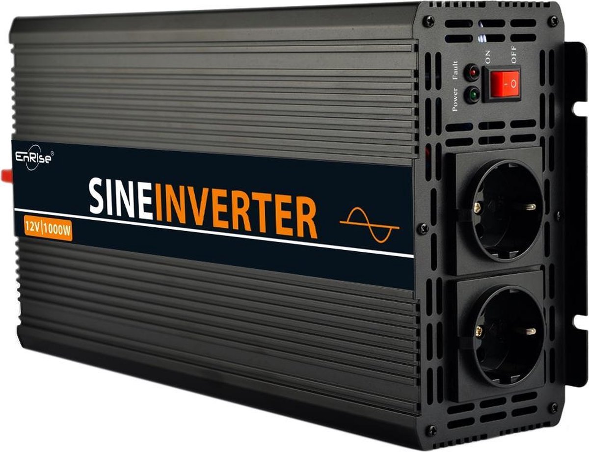EnRise 12V-220V Zuivere Sinus Omvormer - 1500W/3000W - Pure Inverter +  Controller | bol.com