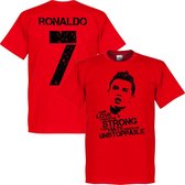 Ronaldo 7 T-shirt - Rood - 3XL