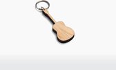 Porte-clés en bois Berben Design - Guitare - Esdoorn