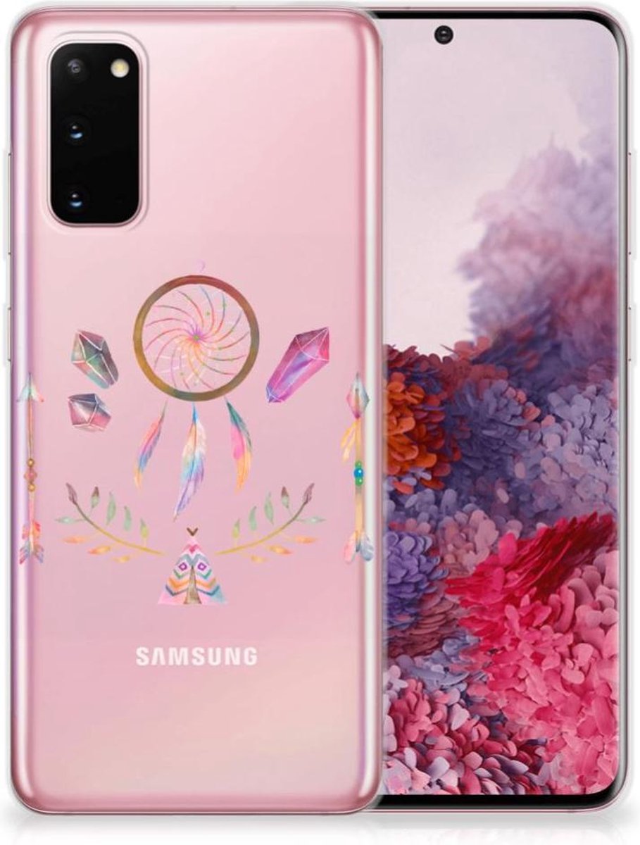 Samsung Galaxy S20 Telefoonhoesje met Naam Boho Dreamcatcher