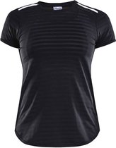 Craft Breakaway Ss Tee Two W Sportshirt Dames - Black/white