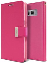 Samsung Galaxy S8 Rich Diary Wallet Case Magenta