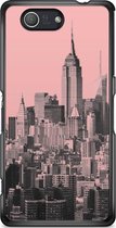 Sony Xperia Z3 Compact hoesje - NYC in pink