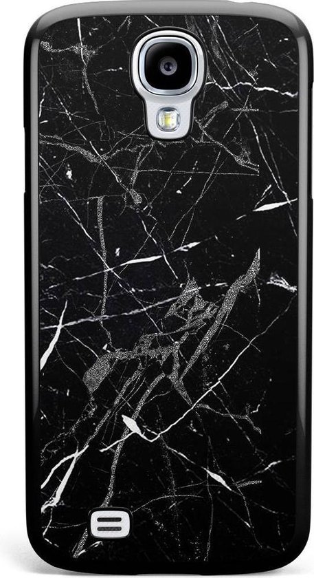 hoesje - Marmer zwart | Samsung Galaxy S4 case | Hardcase backcover | bol.com