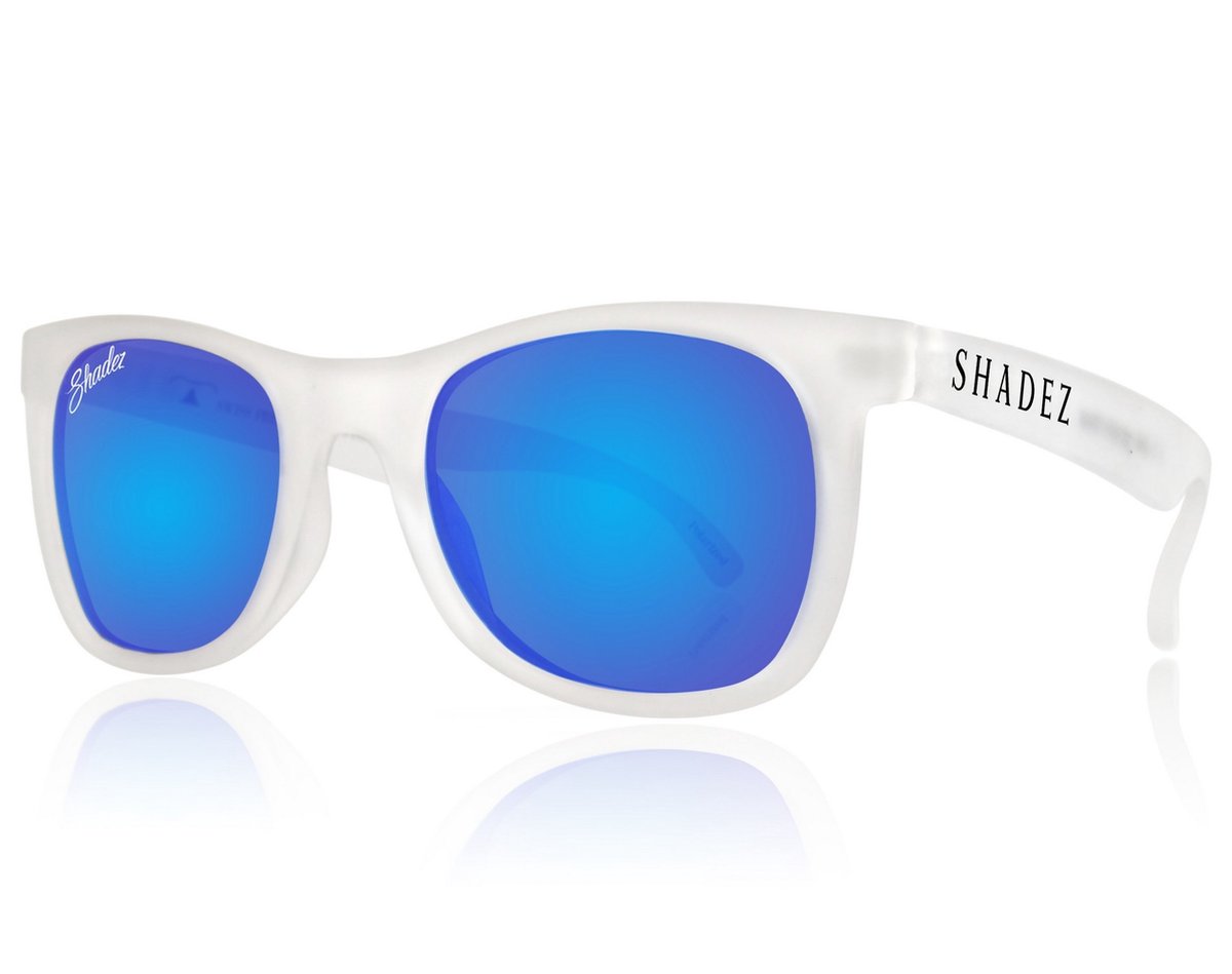 Zonnebril kind - Kinder zonnebril - Shadez Polarized - Transparant/Blauw 3-7 jr