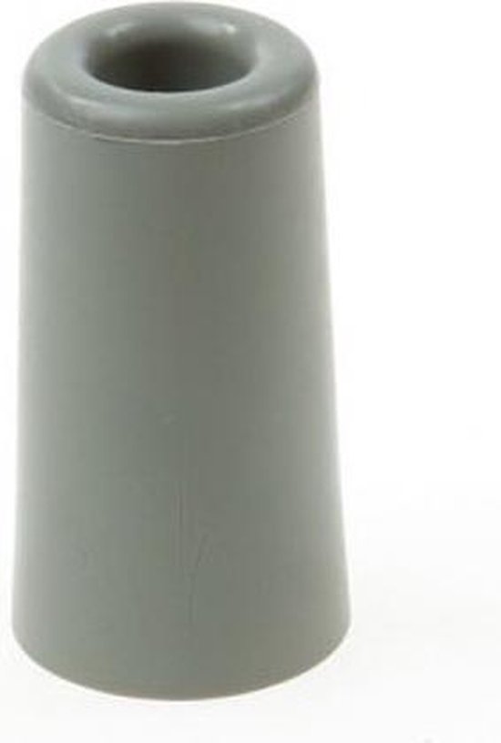Deurbuffer / deurstopper grijs rubber 75 x 40 mm - deurstop