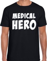 Medical hero / zorgpersoneel cadeau t-shirt zwart voor heren L