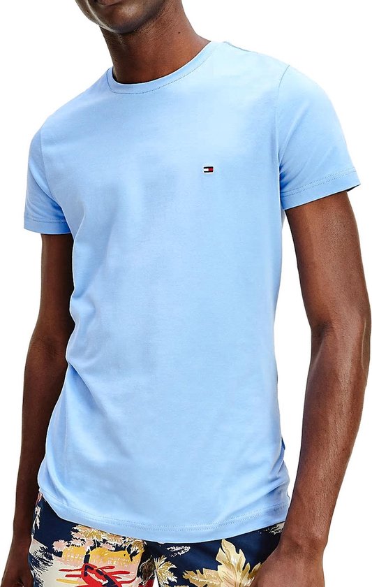 Tommy Hilfiger T-shirt - Mannen - licht blauw | bol