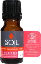 Soil De-Stress Biologische Etherische Olie - 10 Ml - Mix Van Lavendel Olie - Scharlei Olie - Ylang-Ylang Olie - Patchouli Olie