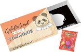 Paper Art Greeting box - Gefeliciteerd met je Communie - Panda - verpakt per 2 stuks