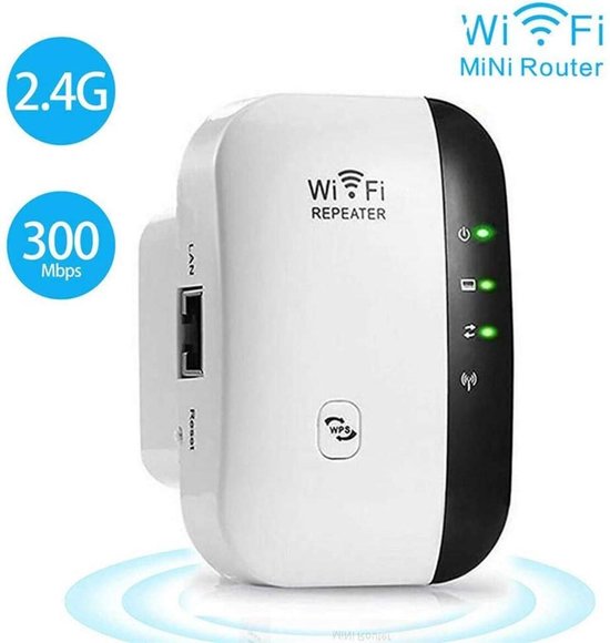 DrPhone WIFI Repeater - Wi-Fi Versterker – Groter Bereik - 300Mbps – TV | bol.com