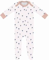 Fresk pyjama met voetjes Tulip indigo blue