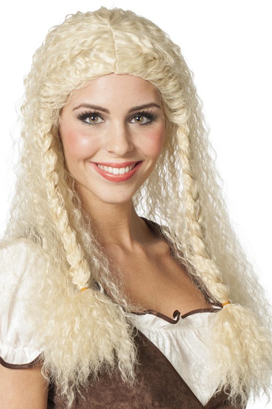 Pruik middeleeuwen blond | bol.com