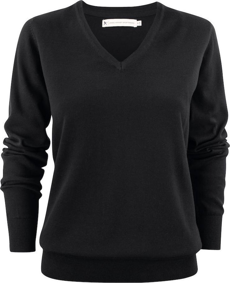 James Harvest SWEATER ASHLAND V-NECK WOMAN 2122505 - Zwart - M