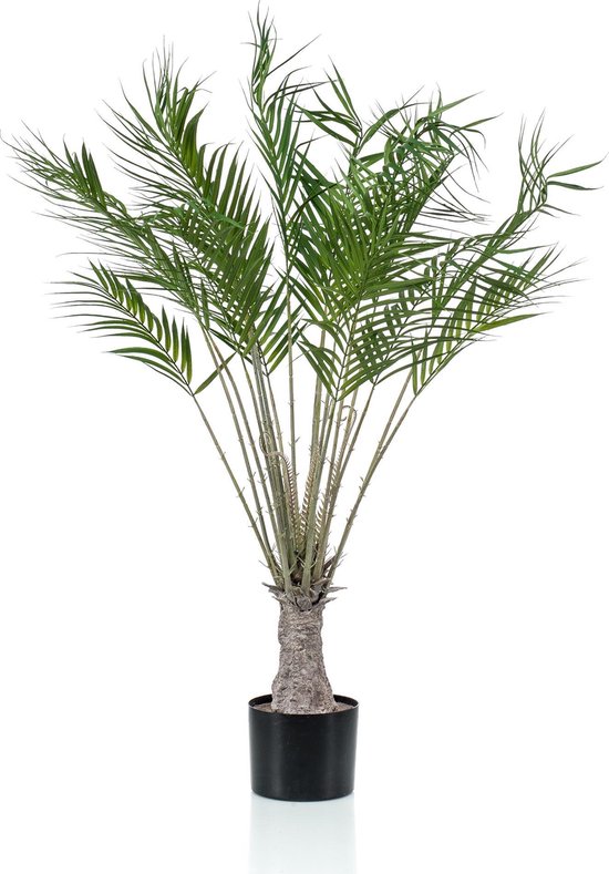 Emerald - Kunstplant Chamaedorea Palm 100cm - Kunstplanten voor binnen