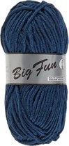 Big fun dik acryl garen petrol blauw - naald 7 a 8 - 5 bollen