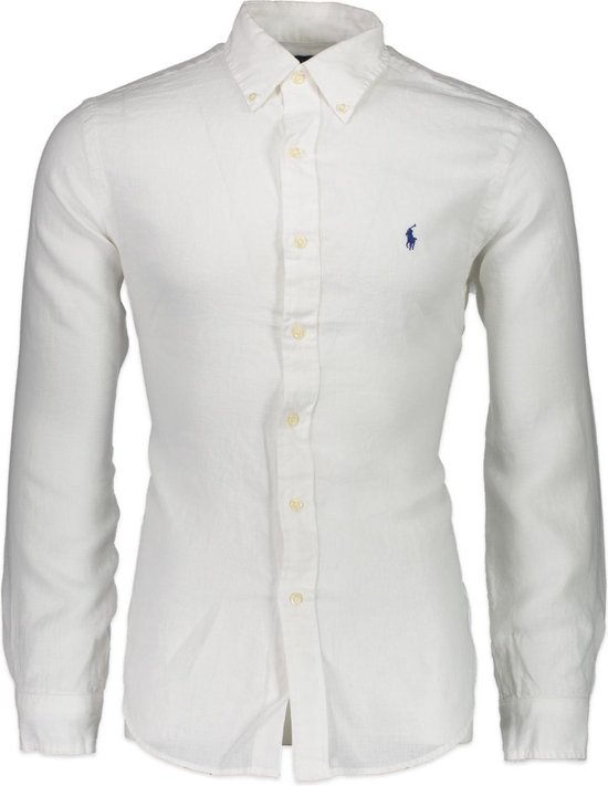 Polo Ralph Lauren Overhemd Wit Getailleerd - Maat M - Heren - Never out of  stock... | bol.com