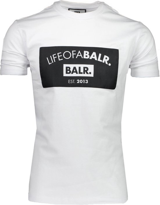 spannend Bekwaamheid uitbreiden Balr. T-shirt Wit Normaal - Maat L - Heren - Never out of stock Collectie -  Katoen | bol.com