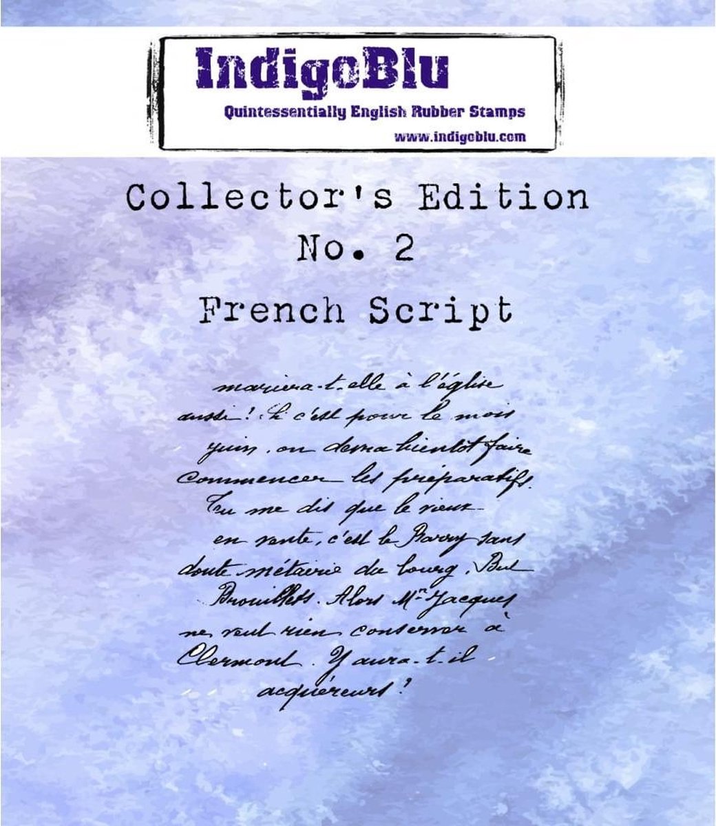 IndigoBlu Collector's Edition 2 French Script
