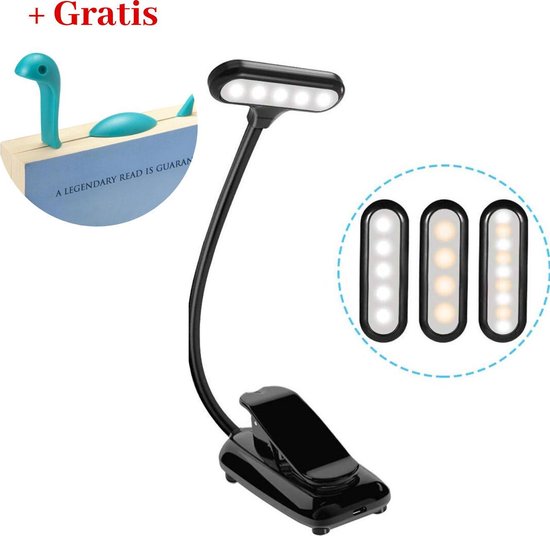 Premium LED Book Light Leeslamp Boek Leeslampje LED met