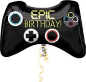Amscan - Gaming - Folie ballon 0 Helium ballon - Controller - Epic Birthday!