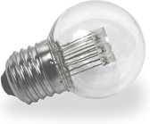 Led lamp Warm wit | Heldere kap | 1 watt - IP65 | E-27 fitting