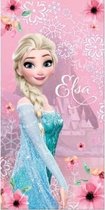 Disney Frozen strandlaken Elsa - 70x140cm - roze