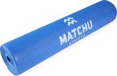Matchu Sports - Yogamat - Anti Slip - Matje -  Blauw - 172 x 61 x 0.6 cm