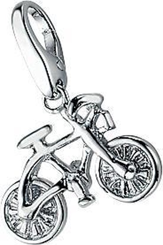 Nauwkeurigheid Trillen financiën Bedel | charm | hanger | zilver | Giorgio Martello | fiets | hanger |  bol.com