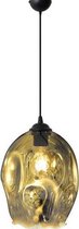 LED Hanglamp - Meteorum XL - Ovaal - Chroom Glas - E27 - BSE