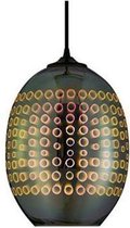 LED Hanglamp 3D - Radus - Ovaal - Chroom Glas - E27 - BSE