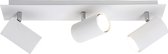 LED Plafondspot - Trion Mary - GU10 Fitting - 3-lichts - Rechthoek - Mat Wit - Aluminium
