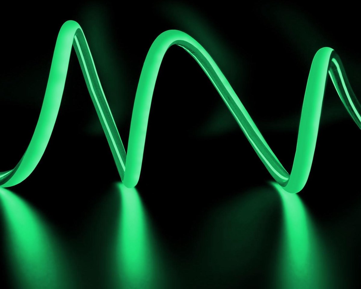 Lichtslang Neon Flex – LED - Groen - 5 meter - DINA
