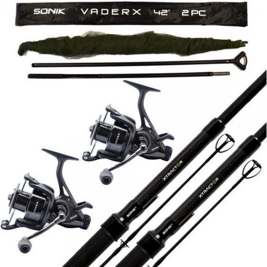 Sonik Xtractor 2 Rod 9ft 2.75lb | Carp Fishing Kit | Karperset