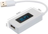 USB Voltmeter Capaciteit en Spanning meter - Wit