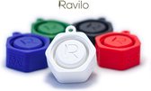 Ravilo® Festival Dop met vakje voor oordopjes Wit - Festivalcap - Universele flessendop