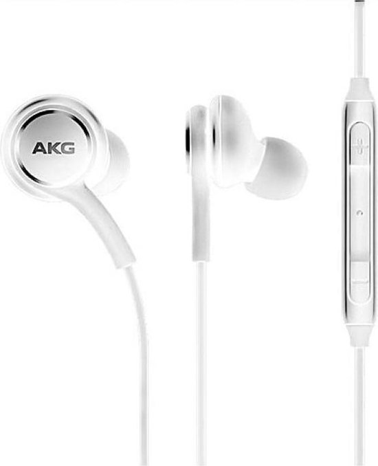 Wired AKG Earphones - Wit - Samsung Galaxy S10+ / S10 Tuned by AKG - In-ear... | bol.com