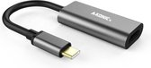 A-KONIC USB-C naar HDMI adapter - 4K 60Hz - voor o.a. Apple Macbook, Dell, Windows, HP - Space Gray