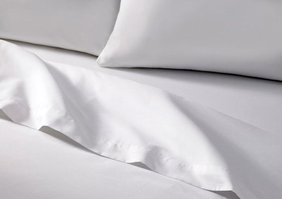 Drap de lit qualité hôtelière De Witte Lietaer 280x180cm, format généreux, peut être utilisé comme drap de dessus ou de dessous