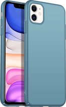 Back Case Cover iPhone 11 Hoesje Grey Blue