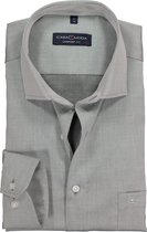 Casa Moda Comfort Fit overhemd - grijs twill - boordmaat 50