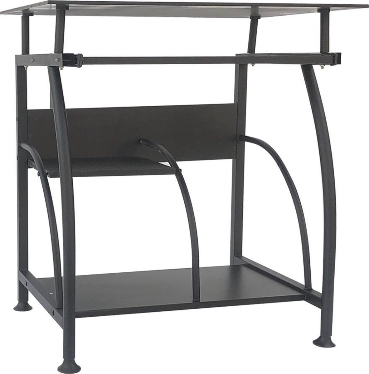 VDD VDD Laptop Bureau Tafel Zwart - afbeelding 4