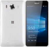 Hoesje CoolSkin3T TPU Case voor Microsoft Lumia 950 Transparant Wit