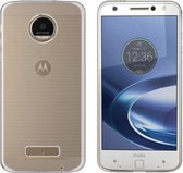 Hoesje CoolSkin3T TPU Case voor de Motorola Moto Z Transparant Wit