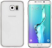 Backcover Clear Bumperlook voor Samsung S6 Edge Plus Zilver