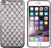 Hoesje CoolSkin Diamond TPU Case voor Apple iPhone 6 Plus/6S Plus Transparant Zwart