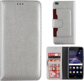 Wallet Case PU voor Huawei P9 Lite 2017 in Zilver