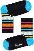 Happy Socks Kids Rainbow Stripe Rib Sock, 2-3 jaar, Maat 24/26