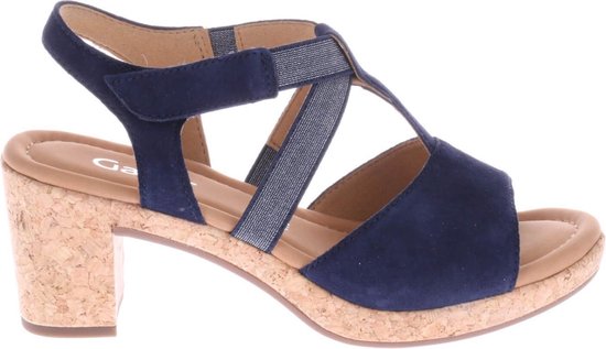 Gabor Dames Sandalette - Blauw - Maat 7 | bol.com