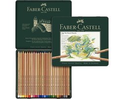 Faber-Castell pastelpotloden - blik 24 stuks -FC-112124